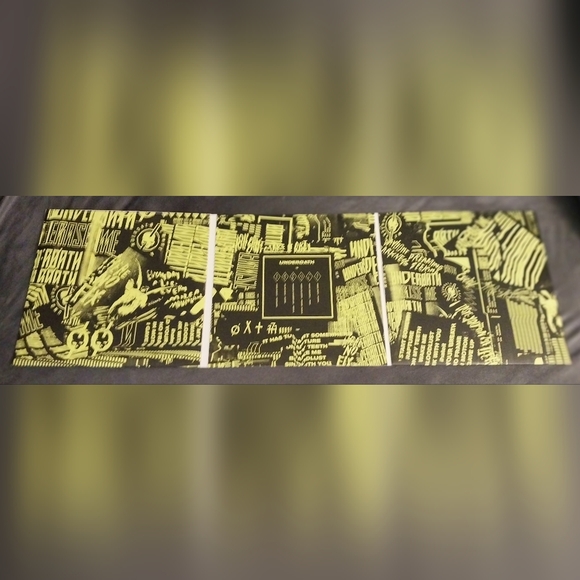 Never Played Underoath Erase Me Vinyl Record Book Triple Fold Out Cover Hardcore - Picture 7 of 9